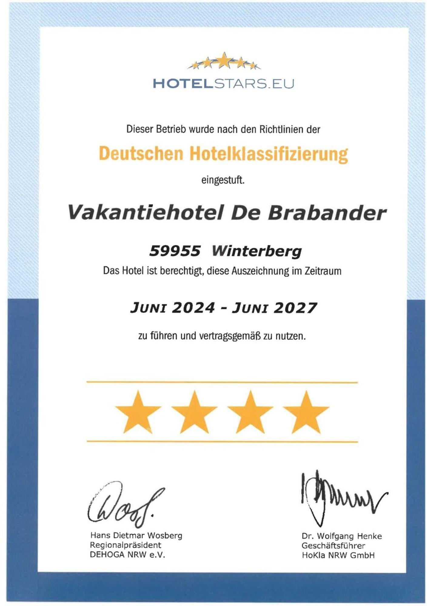 Vakantiehotel Der Brabander ヴィンターベルク エクステリア 写真